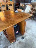 Mid-Century Fold-Out Architect’s Drafting Desk with Brass Hinges and Veneer (c. 1935 – 1955)