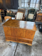 Mid-Century Fold-Out Architect’s Drafting Desk with Brass Hinges and Veneer (c. 1935 – 1955)