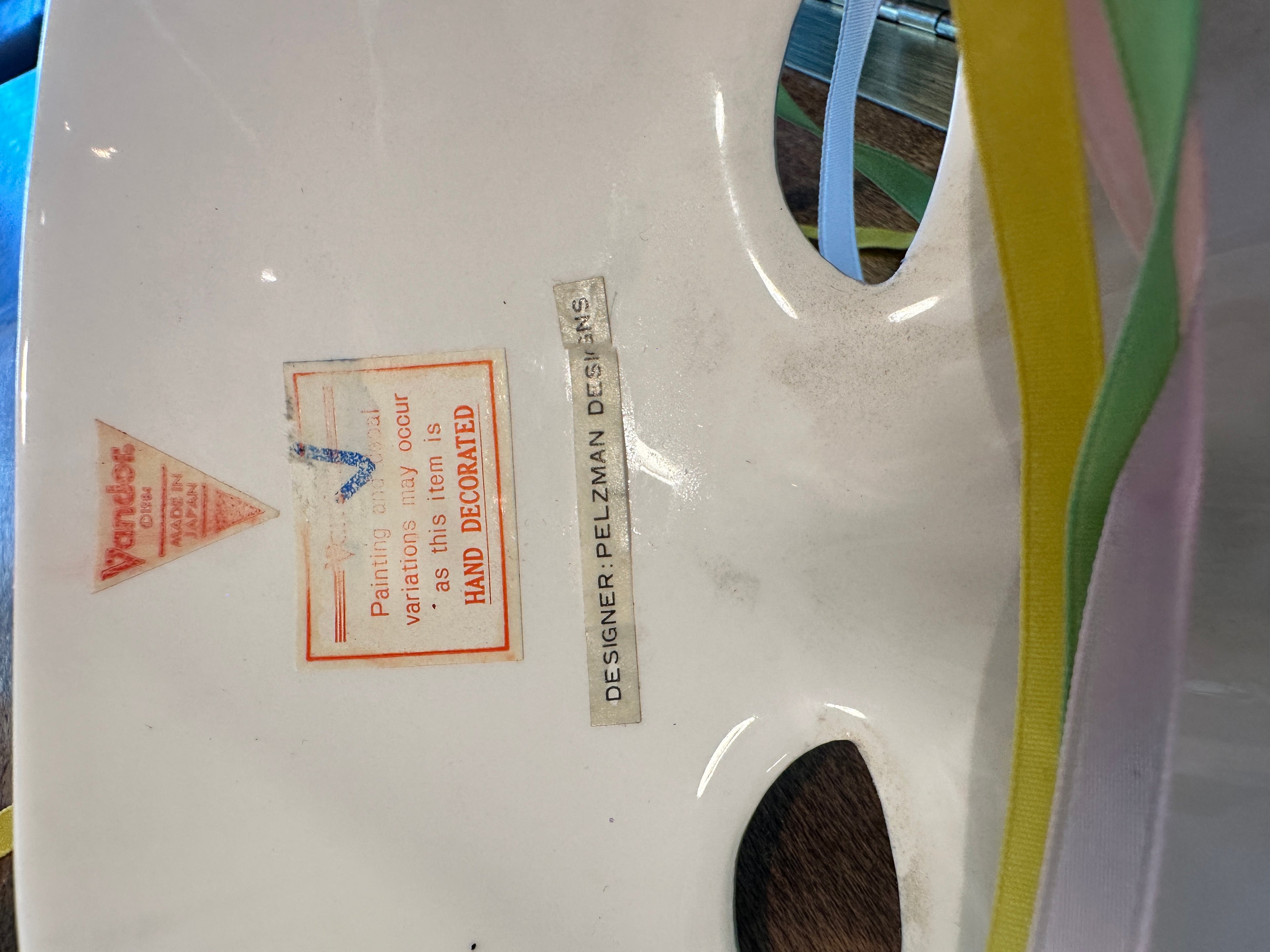 1978 Pelzman Designer Ceramic Carnival Masks – Set of Three