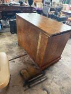 Mid-Century Fold-Out Architect’s Drafting Desk with Brass Hinges and Veneer (c. 1935 – 1955)