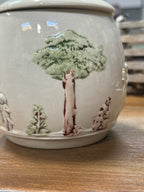Vintage Relief-Moulded Neoclassical Biscuit Barrel, c. 1930–1955