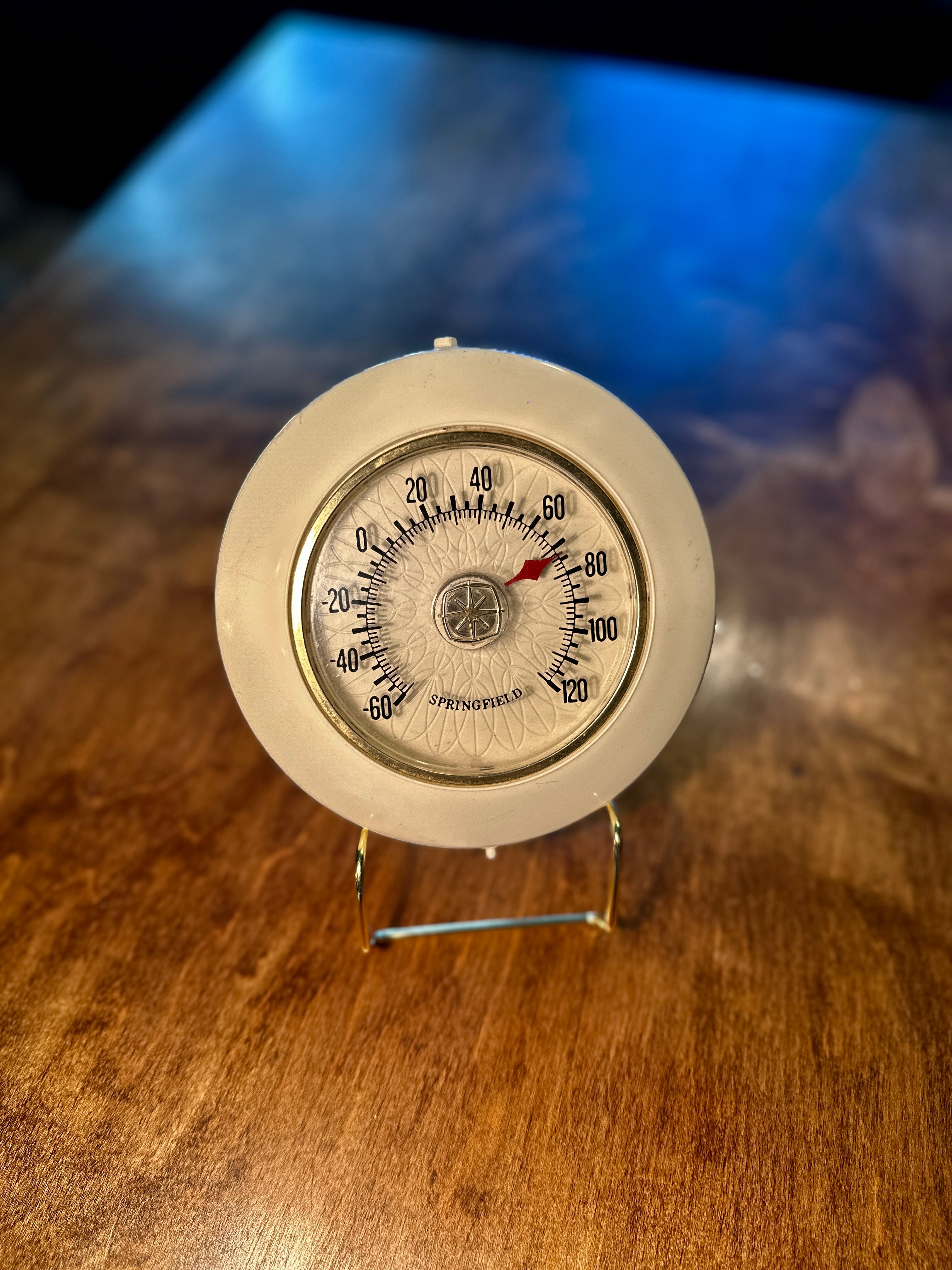 Vintage Springfield Sentinel Thermometer Mid-Century c.1950s