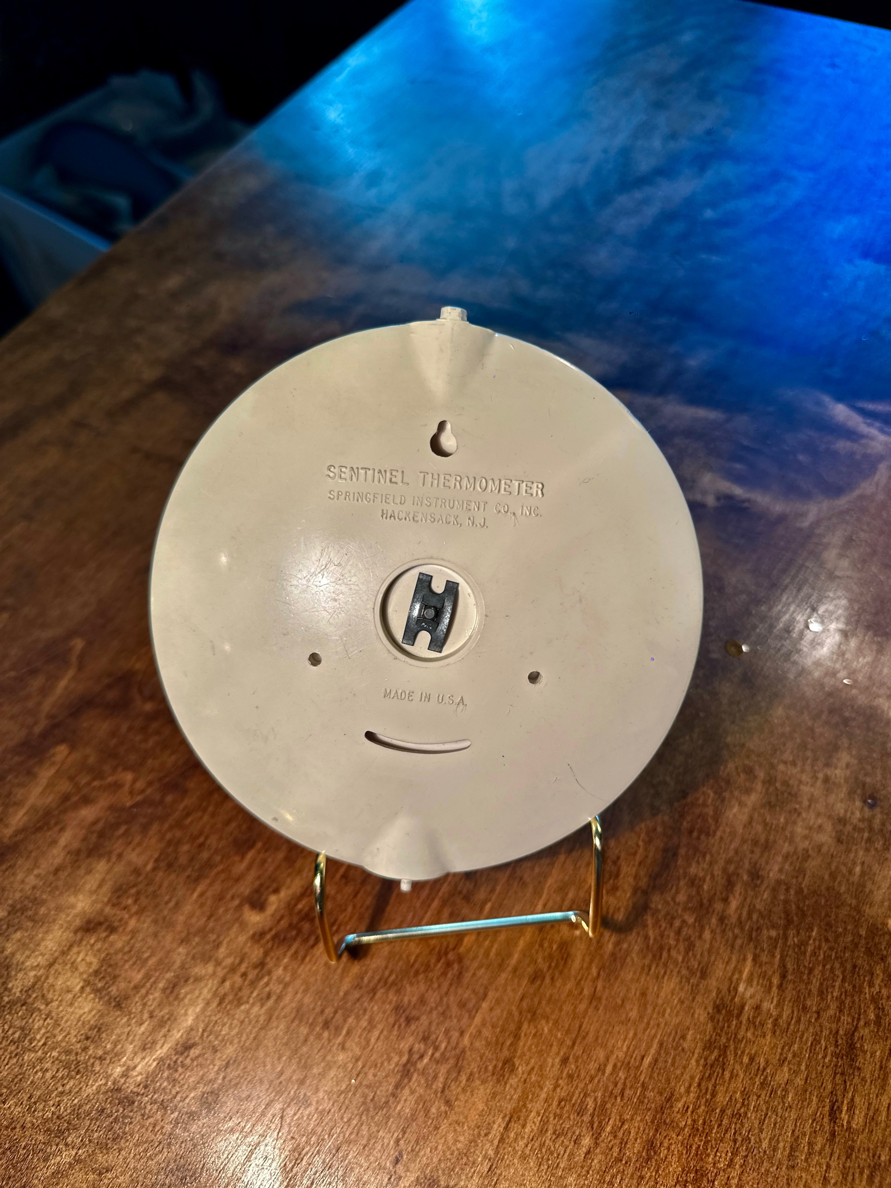 Vintage Springfield Sentinel Thermometer Mid-Century c.1950s