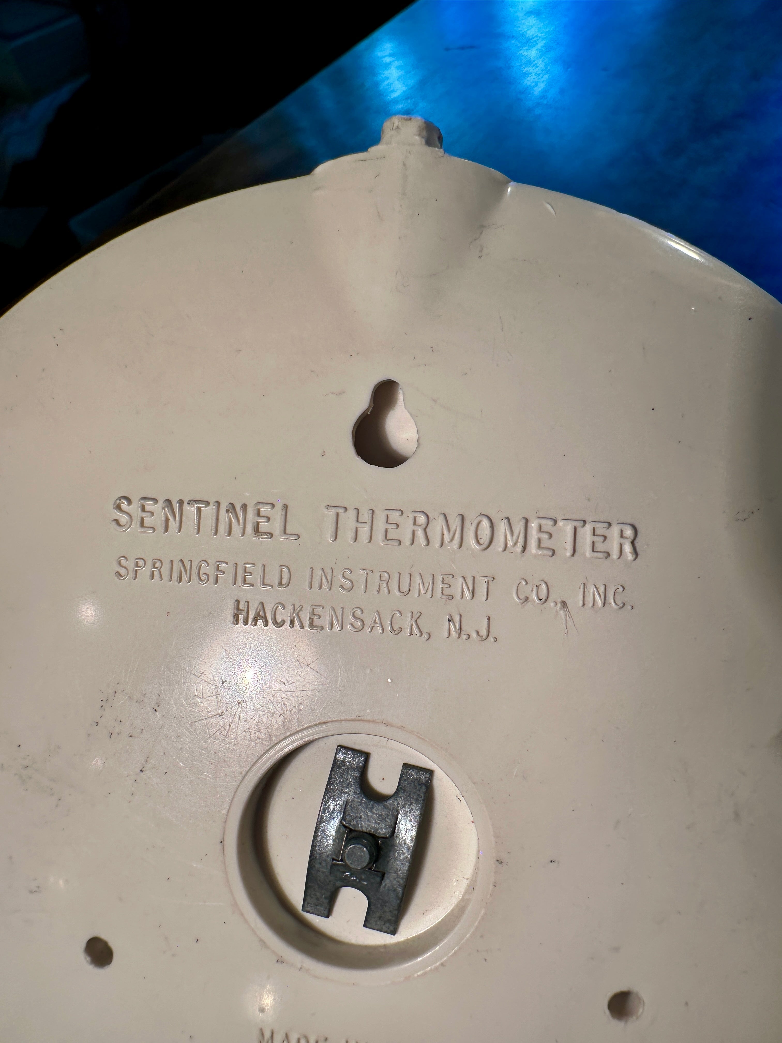 Vintage Springfield Sentinel Thermometer Mid-Century c.1950s