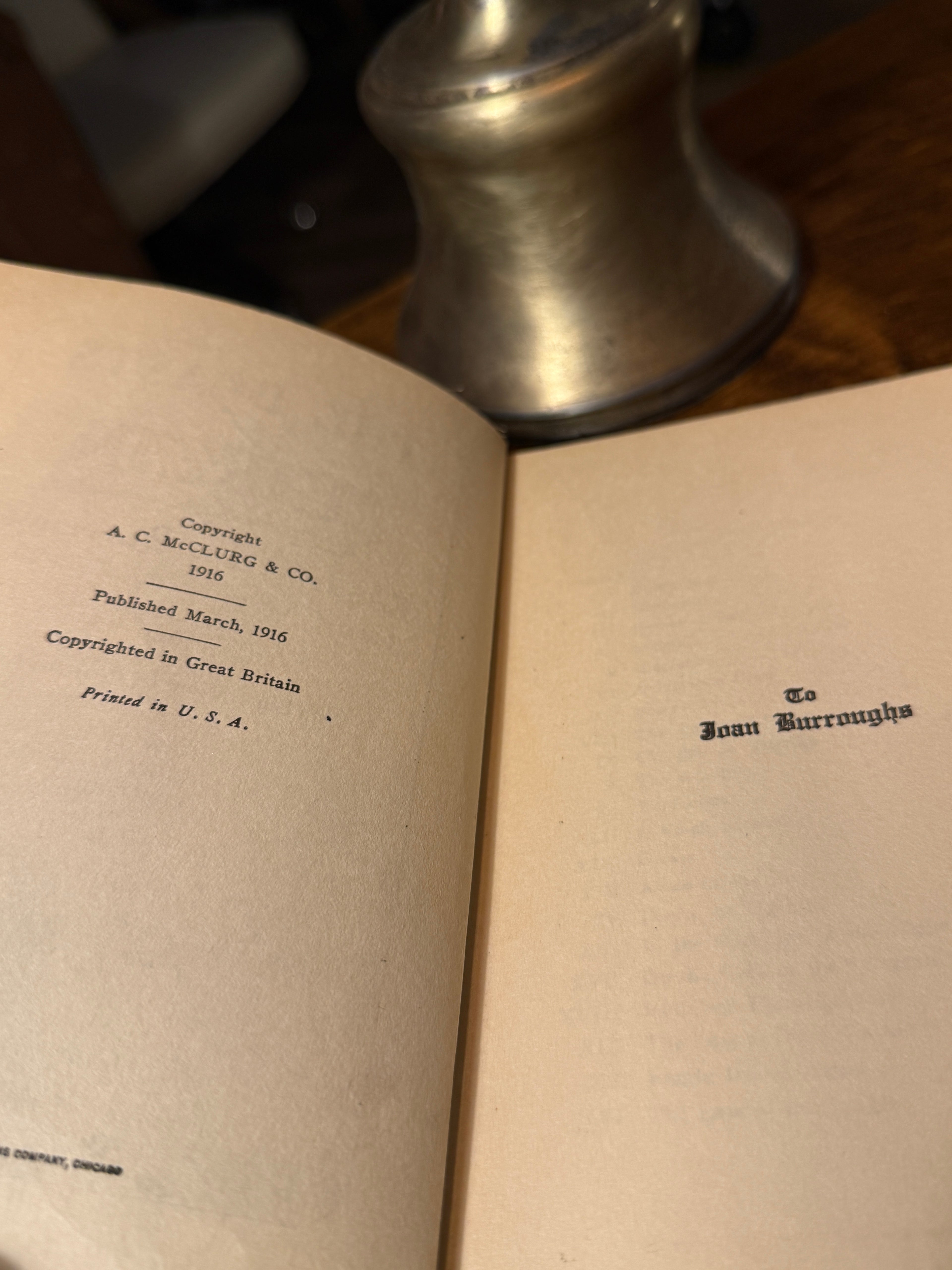 The Beasts of Tarzan — 1916 First Book Edition, Edgar Rice Burroughs (As-Found Condition)