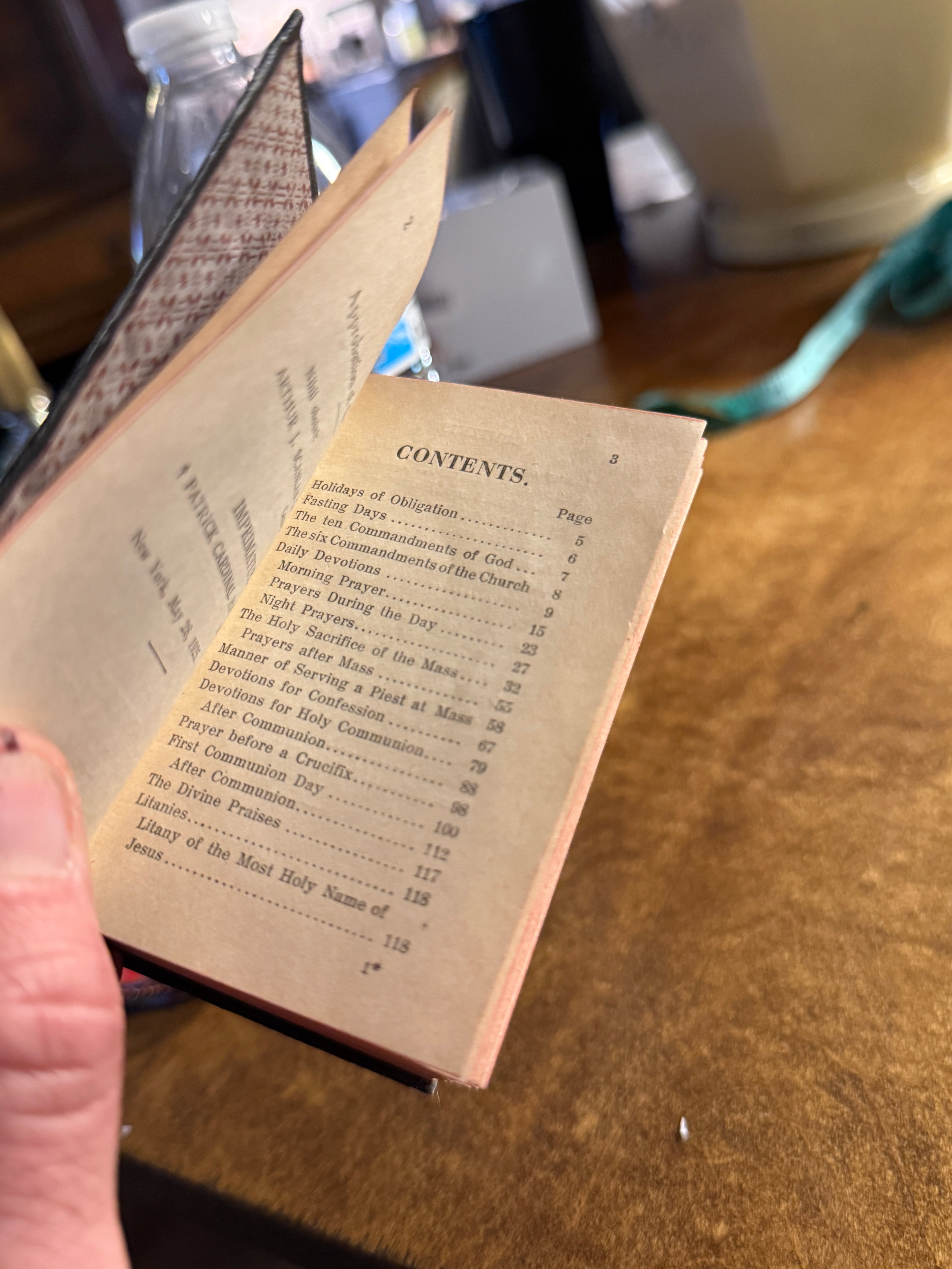 Antique Catholic Prayer Book c.1925 | Sacred Heart Devotional Book