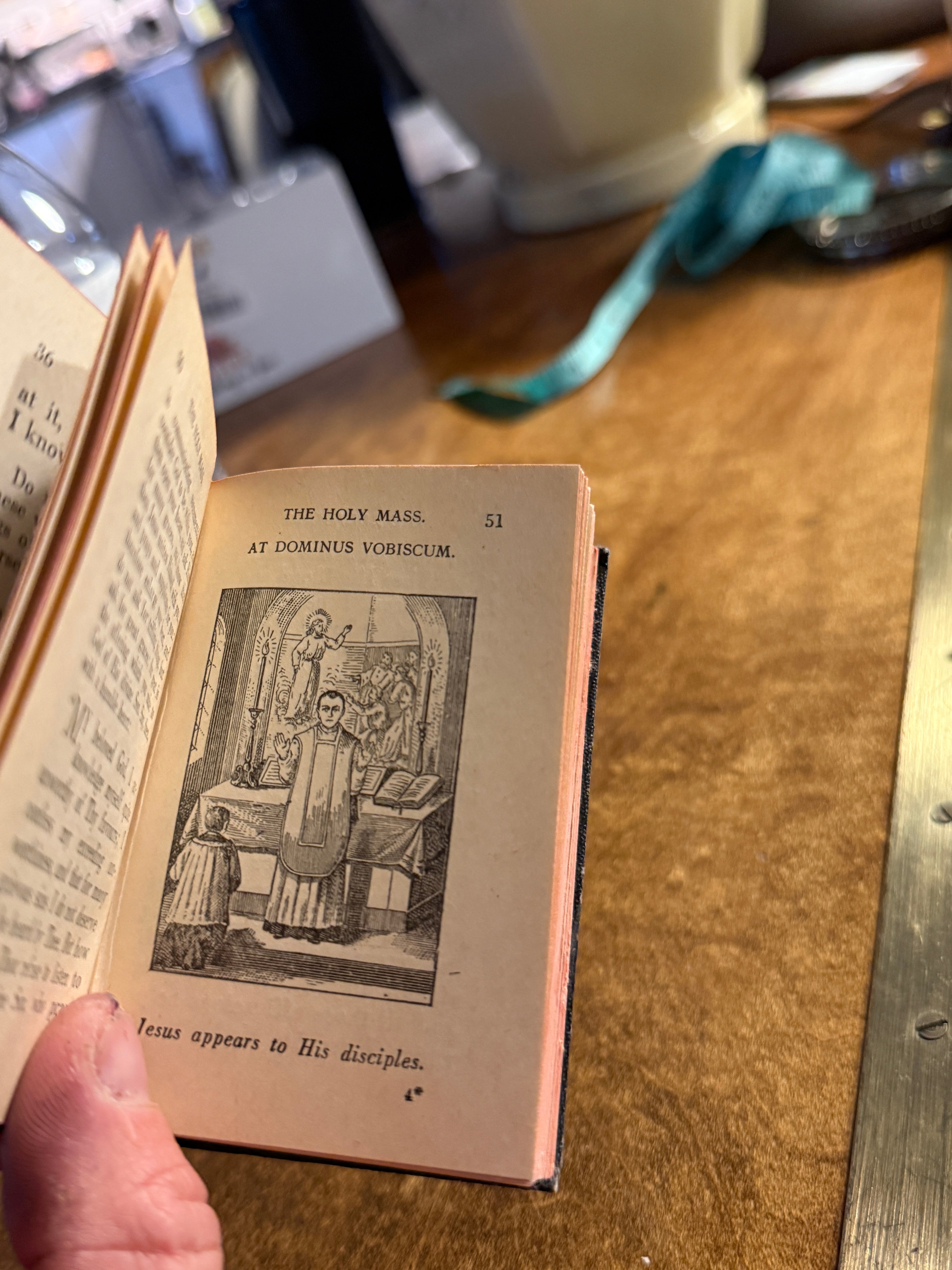Antique Catholic Prayer Book c.1925 | Sacred Heart Devotional Book