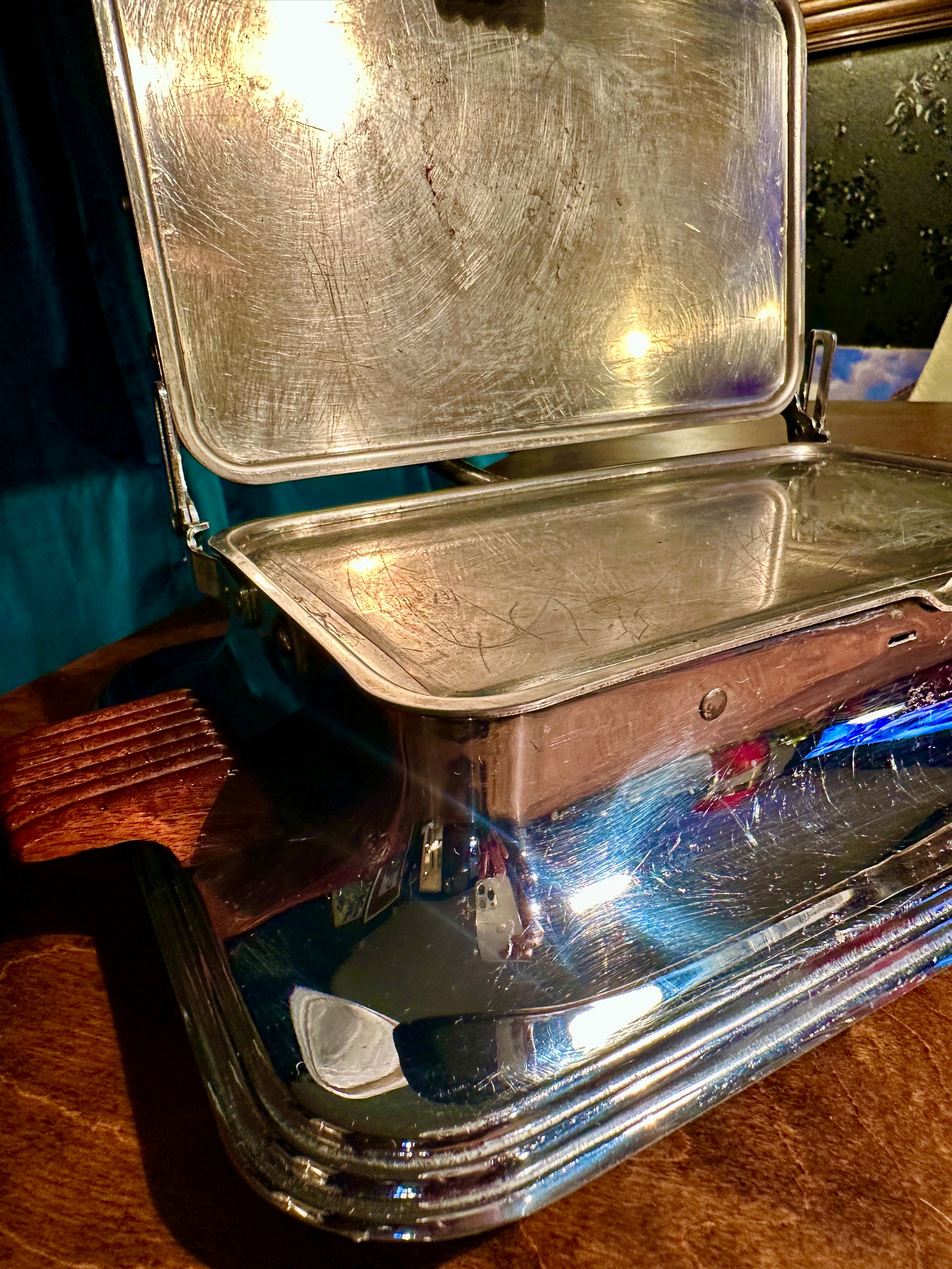 Vintage Electrahot Style No. 368 Art Deco Chrome Sandwich Toaster Press – Mansfield Ohio c.1938–1945