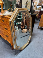 Vintage House of Heydenryk Octagonal Margin Mirror, c. 1936–1960