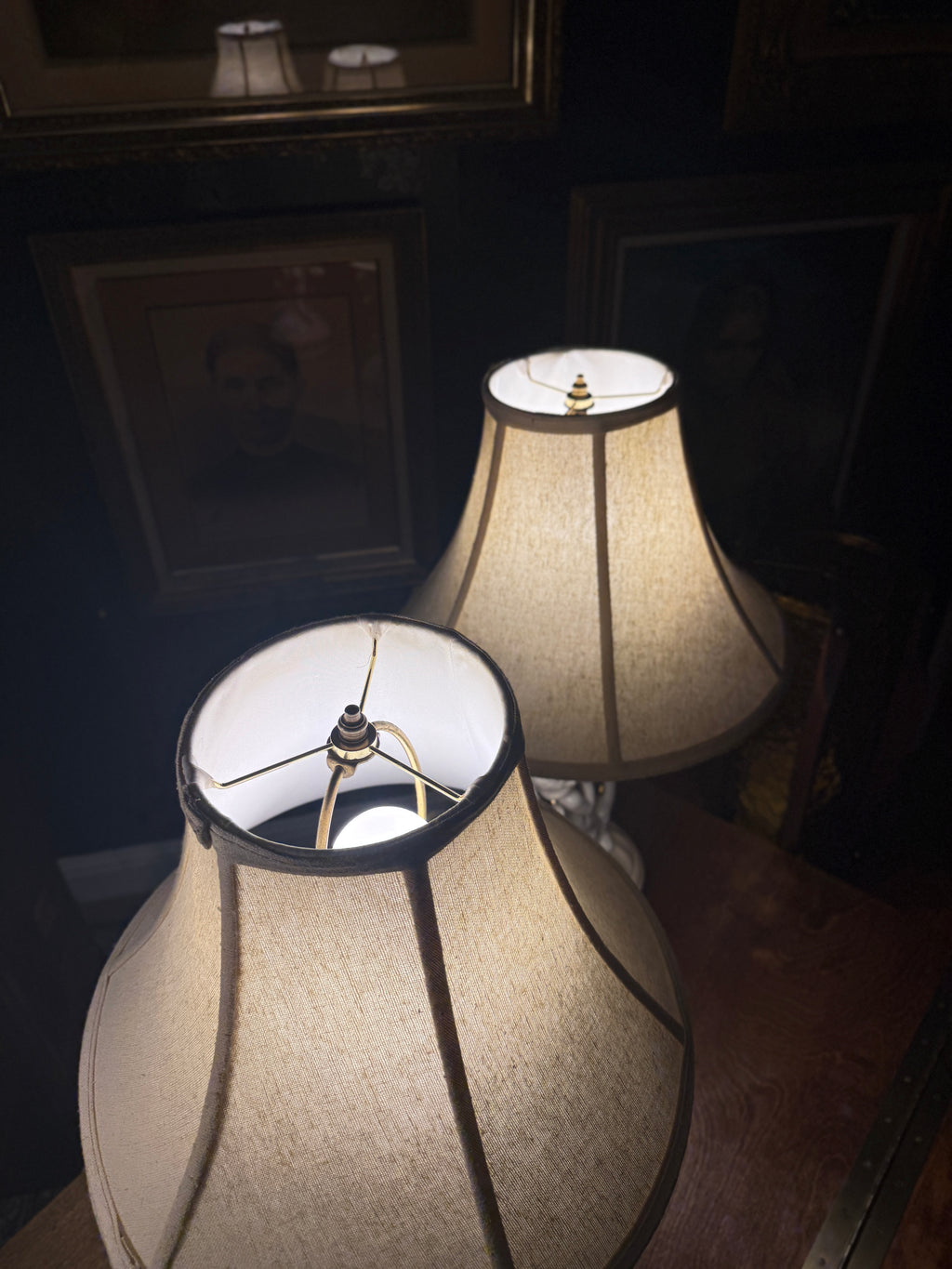 Pair of Mid-Century Italian-Style Cherub Table Lamps (c. 1950s–1960s)