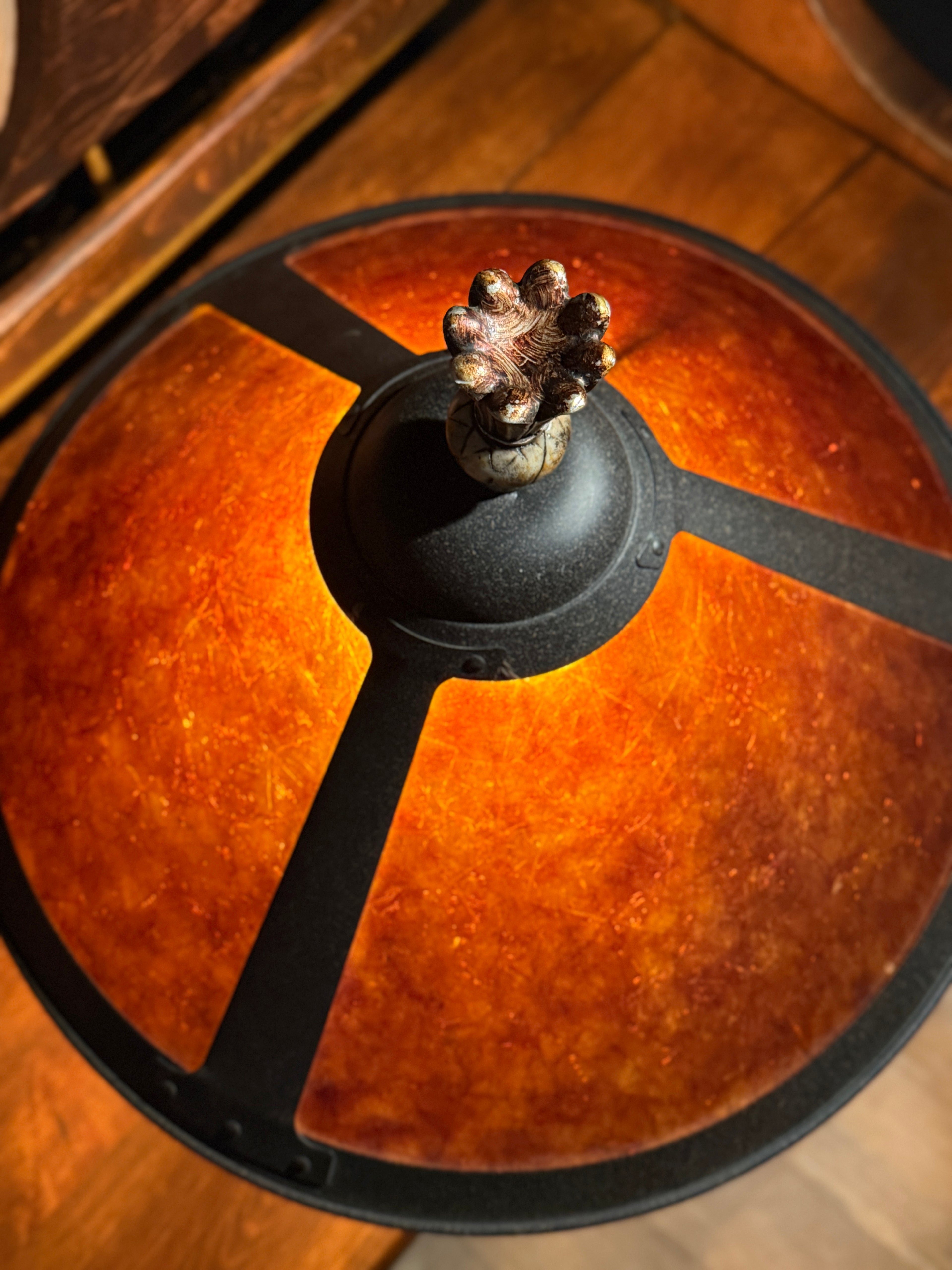 Assembled Amethyst Glass Table Lamp Fabricated by Viridian Eclection c.1880–1920