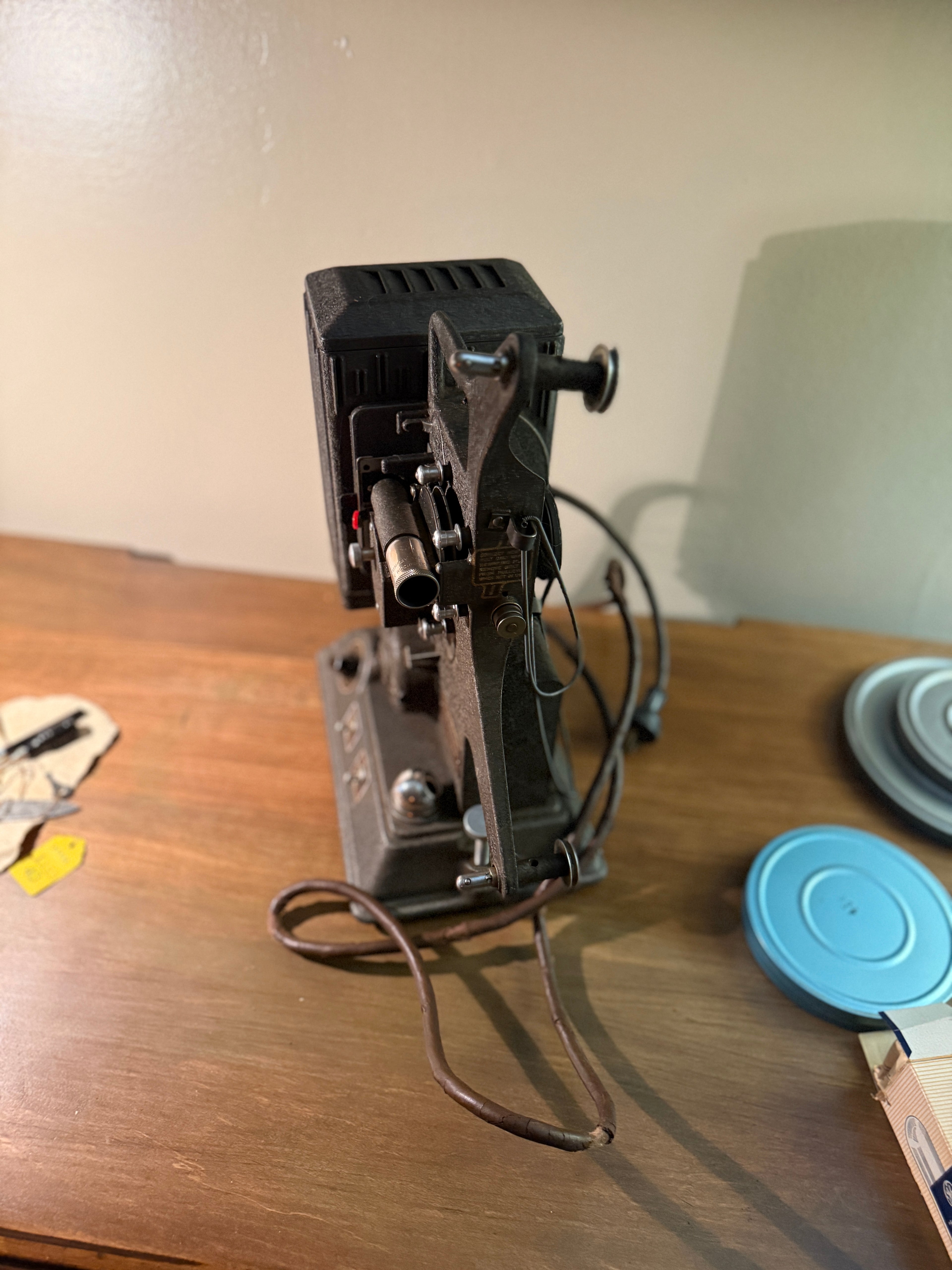 Mid-Century 8mm Home Cinema Set | Keystone R-8 Projector & Kalart CO-8 Splicer