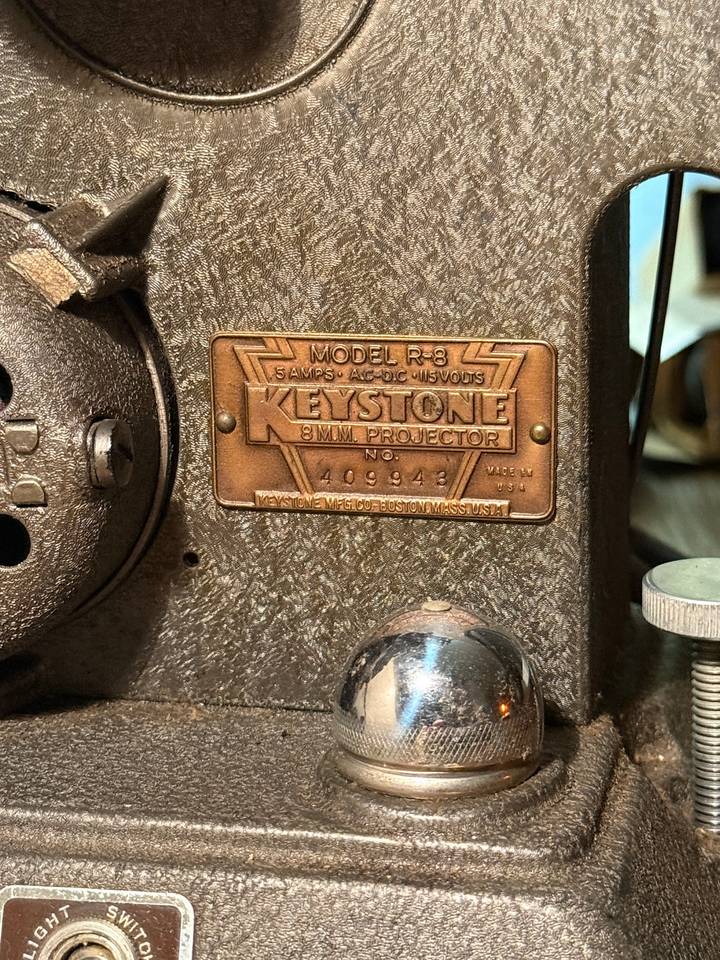 Mid-Century 8mm Home Cinema Set | Keystone R-8 Projector & Kalart CO-8 Splicer