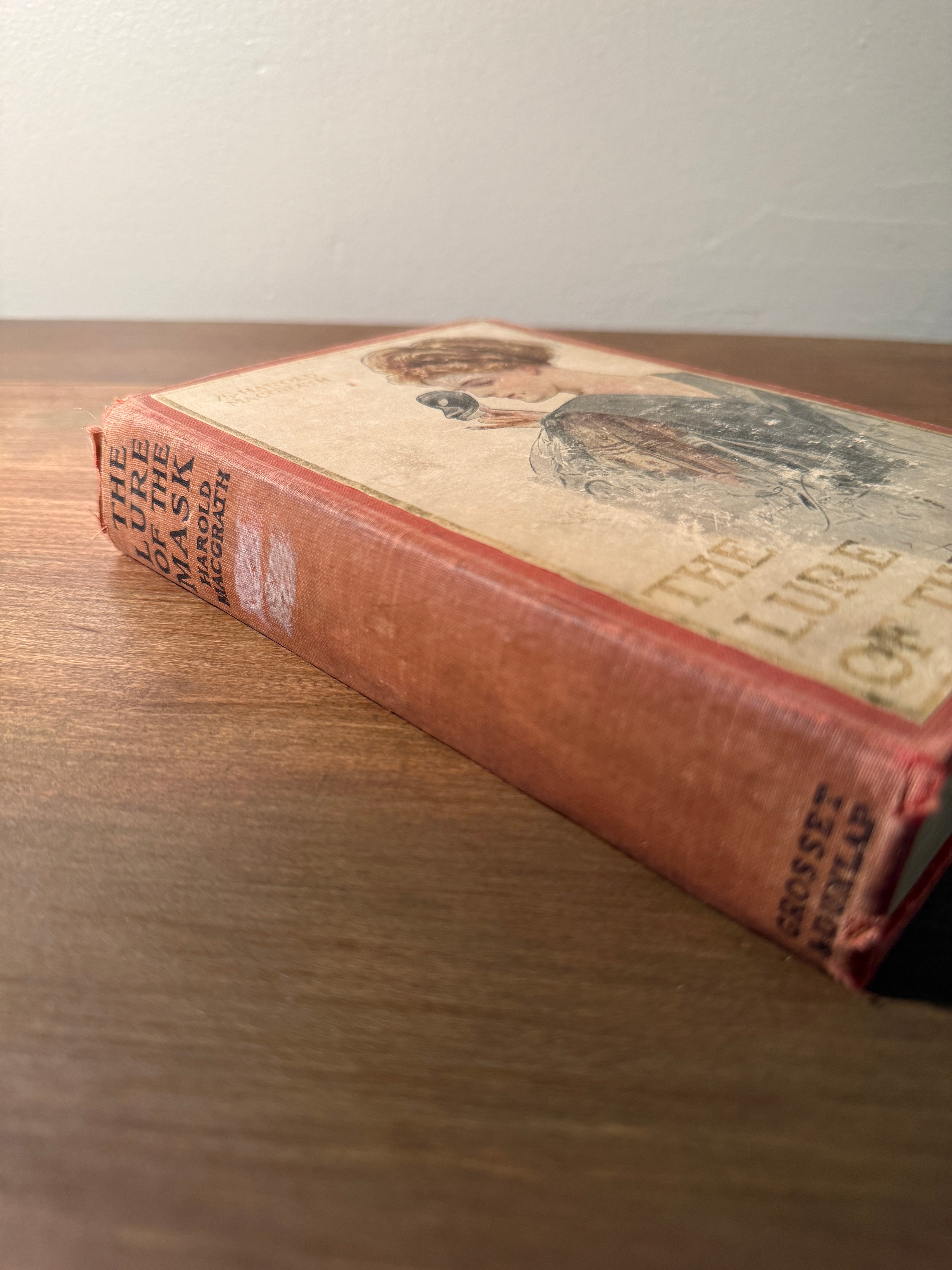 The Lure of the Mask (1908) Illustrated Cloth Novel by Harold MacGrath | Viridian Eclection