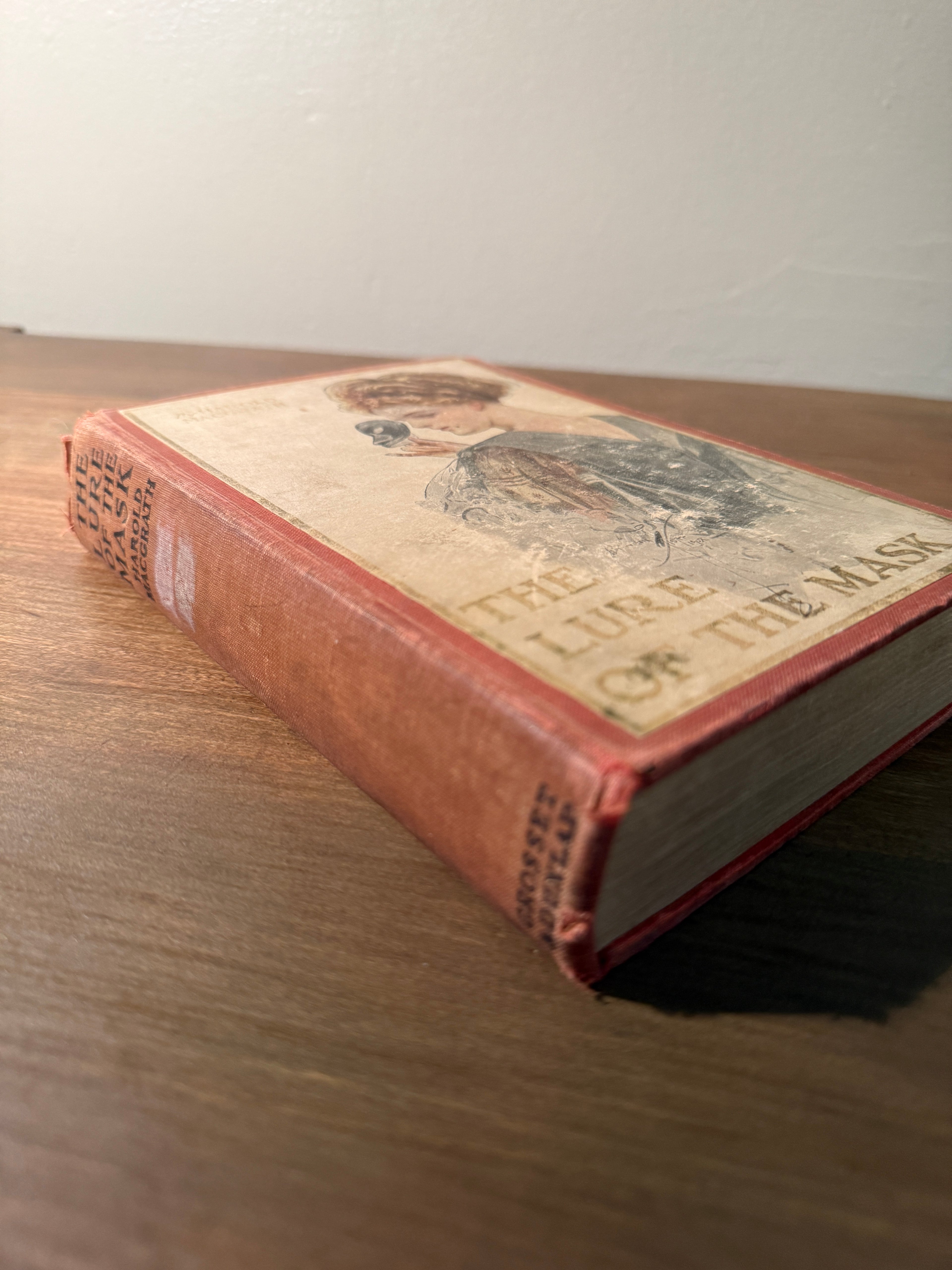 The Lure of the Mask (1908) Illustrated Cloth Novel by Harold MacGrath | Viridian Eclection