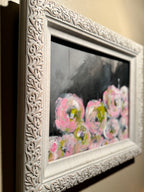 Hela Donela Original Floral Abstract Painting Framed Pair