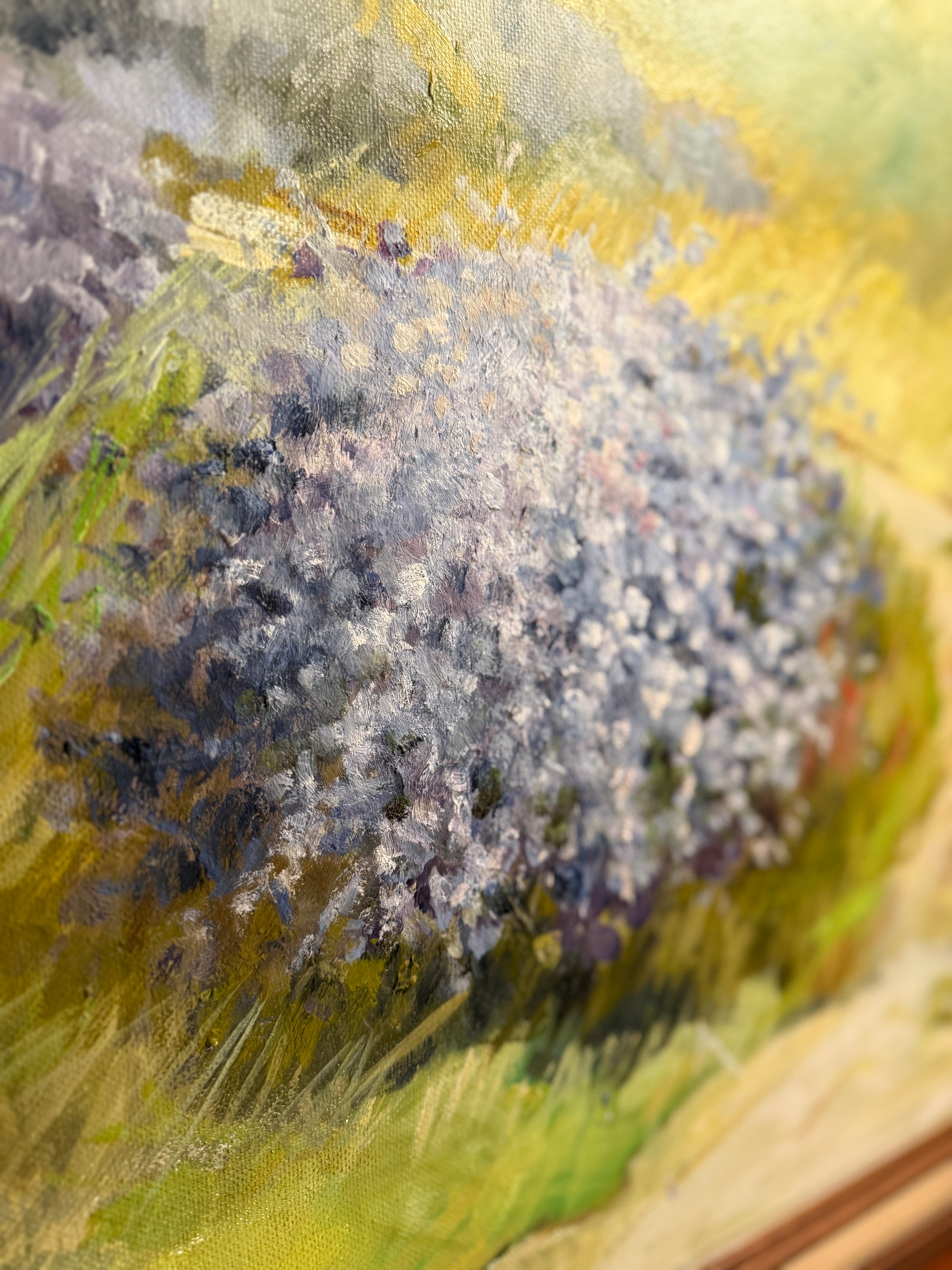 Mary Rhodes California Landscape Oil on Canvas Painting, (c 1970s)