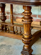 American Renaissance Revival Walnut Extension Dining Table – Hand-Rubbed Finish, c.1880