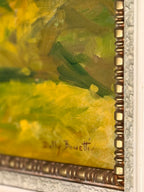 Dolly Bonetti “California Coastline” Signed California Coastal Landscape Oil on Canvas, San Francisco Artist, c. Late 50s-1960s