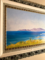 Dolly Bonetti “California Coastline” Signed California Coastal Landscape Oil on Canvas, San Francisco Artist, c. Late 50s-1960s