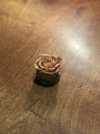 Vintage Porcelain Rose Trinket Box, c. 1960s