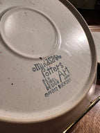 Mikasa Potters Art Buckskin Stoneware Dish by Ben Seibel, c. 1950s (Pair)