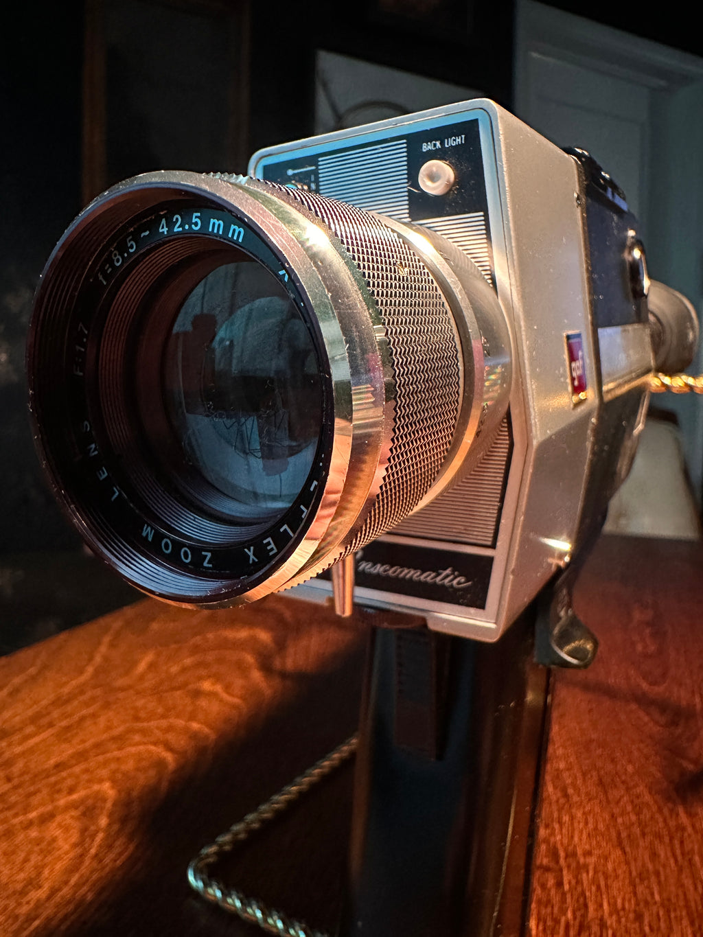 Vintage GAF Anscomatic ST/90 Super 8 Movie Camera with Zoom Lens, c. 1960s