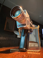 Vintage GAF Anscomatic ST/90 Super 8 Movie Camera with Zoom Lens, c. 1960s