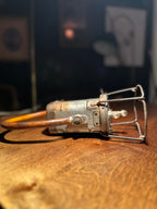 Antique Justrite Safety Lamp | Industrial Inspection Light Early 20th Century