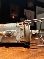 Antique Justrite Safety Lamp | Industrial Inspection Light Early 20th Century