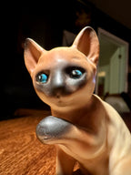 Mid-Century Siamese Cat Figurine Pair, c. 1950s–1960s