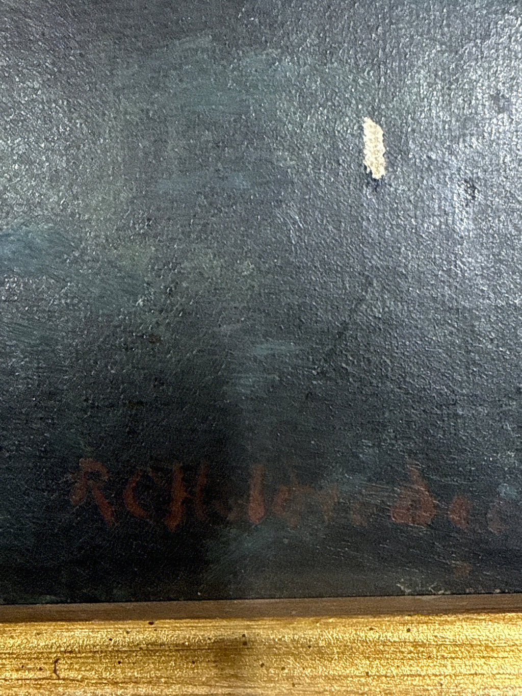 Ransome Gillet Holdredge Atmospheric Mountain Landscape, 19th Century Oil On Canvas