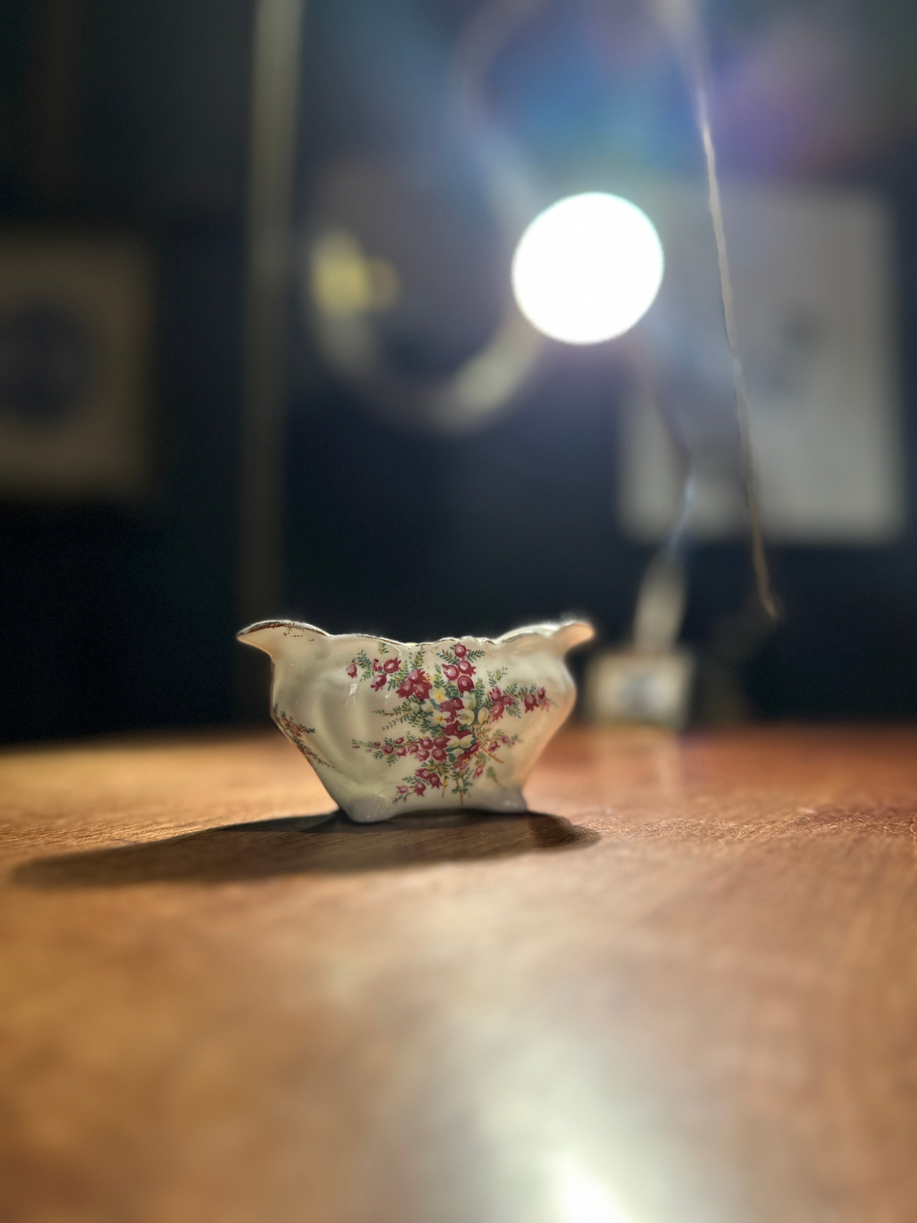 Royal Winton Grimwades “Summertime” Chintz Bone China Bowl, c. 1940s