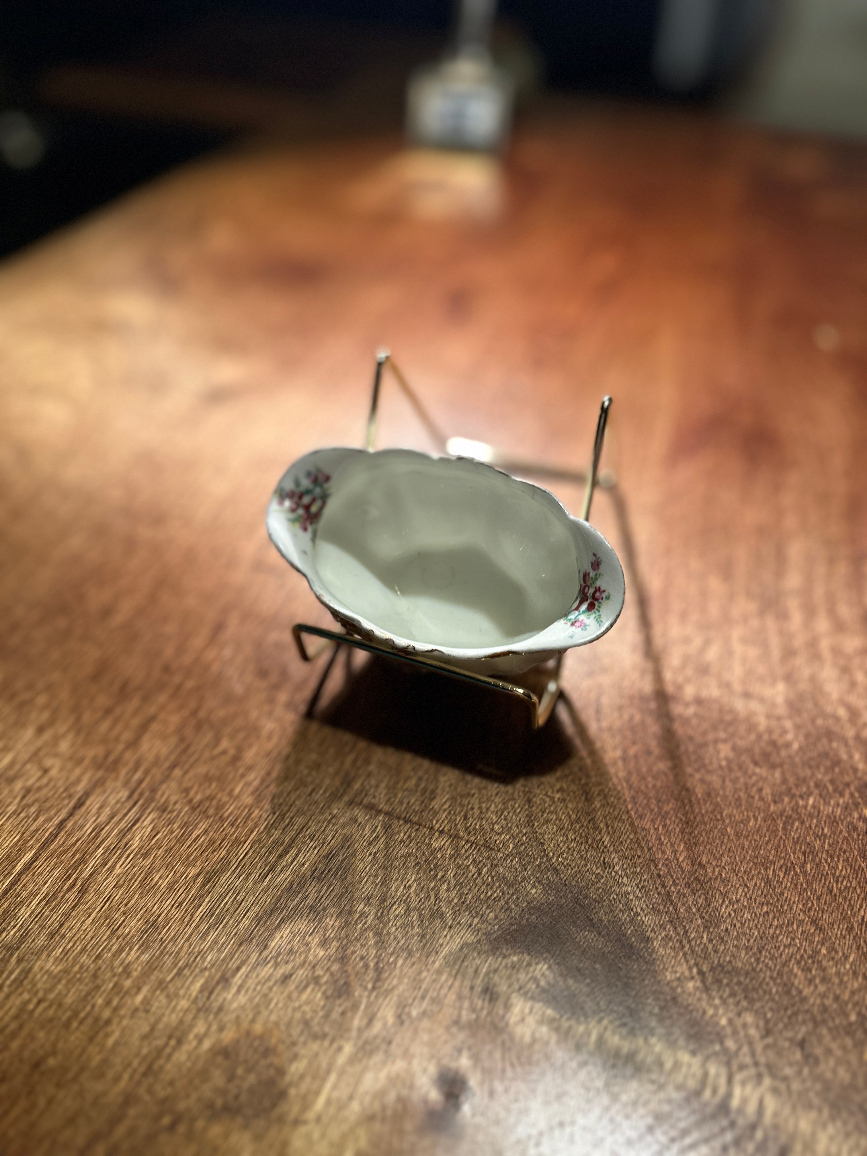 Royal Winton Grimwades “Summertime” Chintz Bone China Bowl, c. 1940s