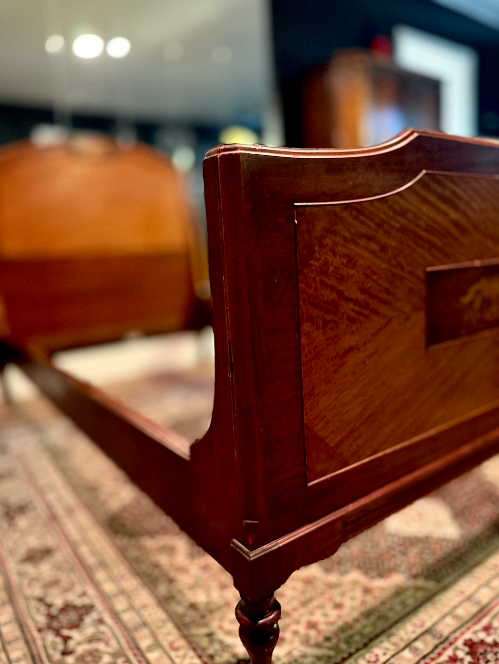 Orinoco Furniture Co. Federal Revival Bed Frame (c. 1927–1932)