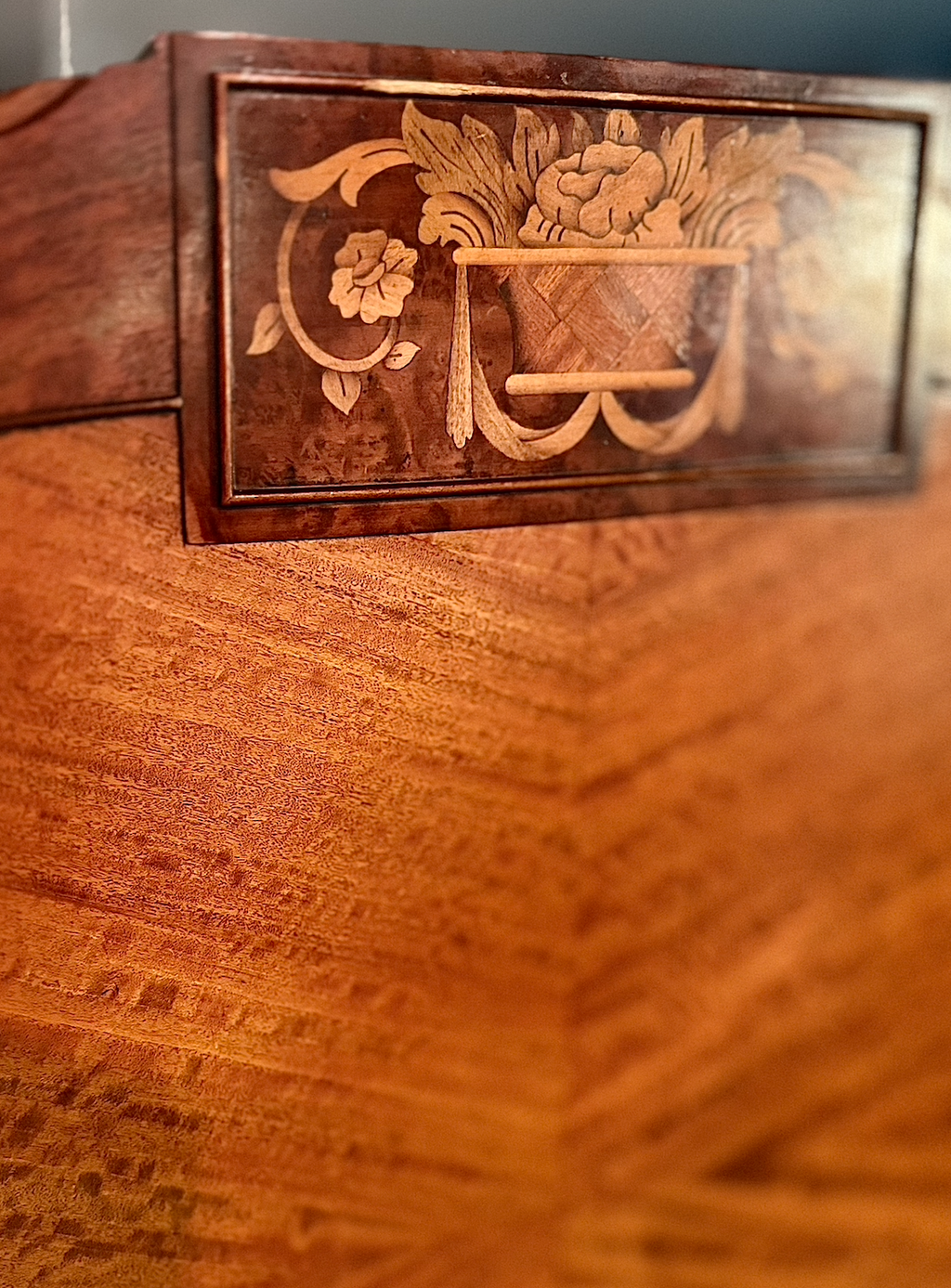 Orinoco Furniture Co. Federal Revival Bed Frame (c. 1927–1932)