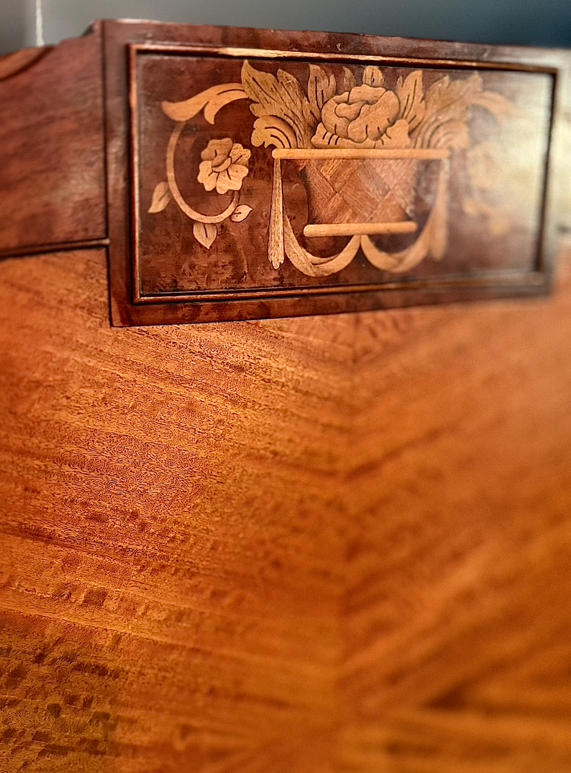 Orinoco Furniture Co. Federal Revival Bed Frame (c. 1927–1932)