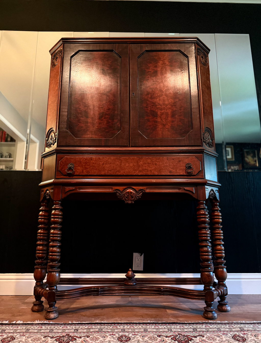 H.E. Shaw Grand Rapids Cabinet-on-Stand, No. 835  Circa 1920s–1930s |