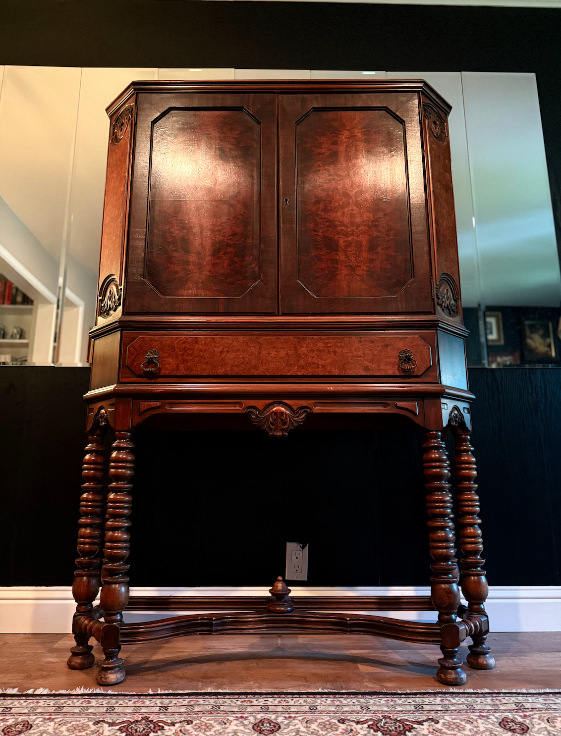 H.E. Shaw Grand Rapids Cabinet-on-Stand, No. 835  Circa 1920s–1930s |