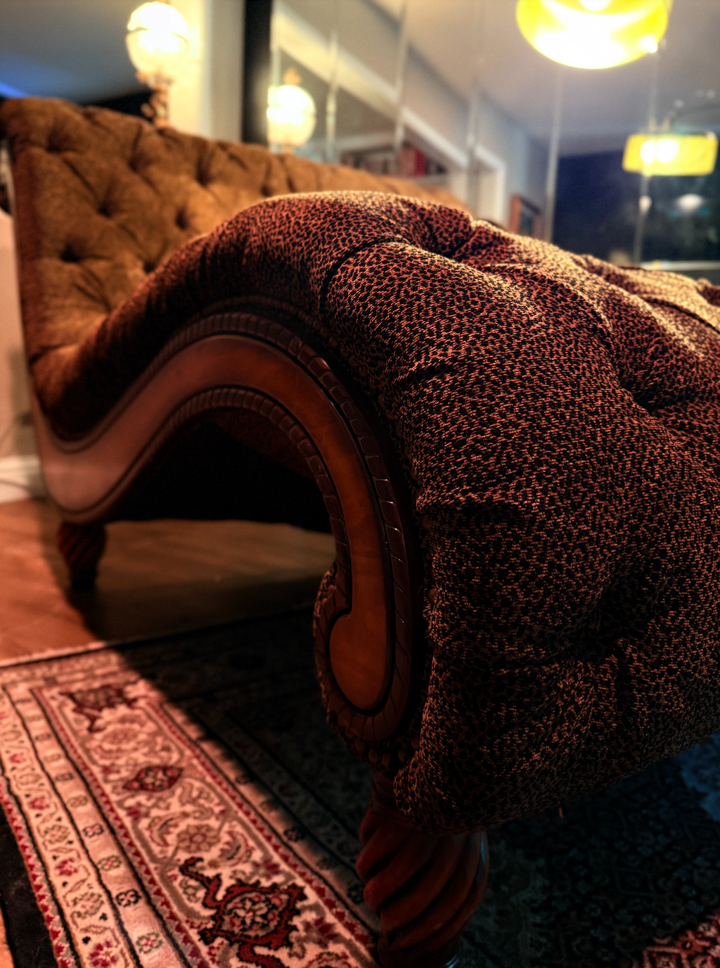 1970s Sculptural Wave Daybed Triple Chaise Lounge - Tahoe Estate Provenance cr 1970s