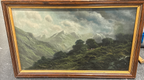 Ransom Gillet Holdredge Atmospheric Mountain Landscape, 19th Century Oil On Canvas