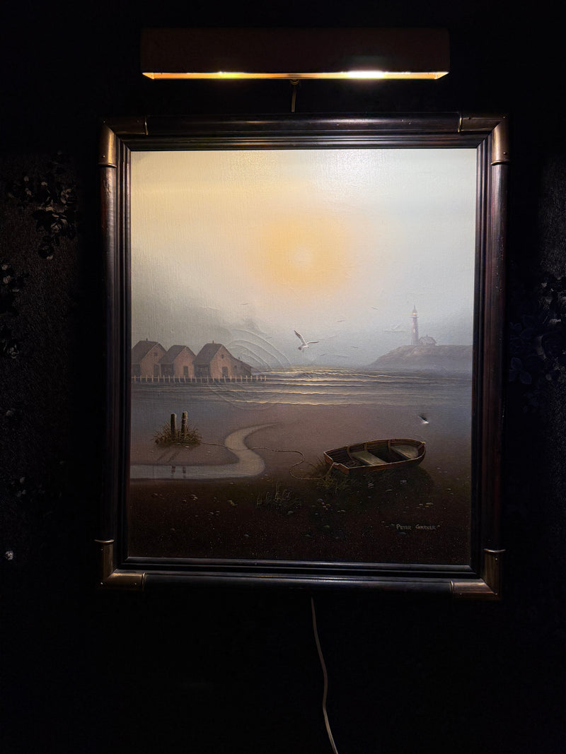 Vintage Oil on Canvas, Signed Peter Garner