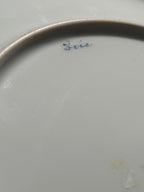 Hand-Painted Rose Plate Signed "Lois" | Vintage Porcelain Floral Wall Art c.1910–1930