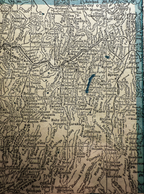 Antique 19th-Century Engraved Map of Nevada – Mining Boom Era (c. 1870s–1880s)