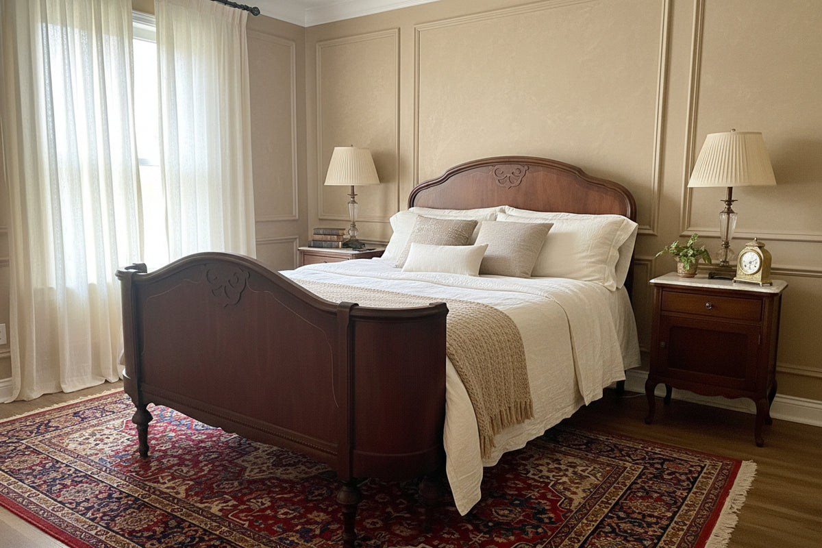 Antique Blanchard-Hamilton Full Bed (c. 1926, Shelbyville, Indiana)