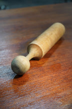 Antique Turned Wooden Pestle / Food Masher, c. 1920s