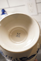 Arnart "Blue Onion" Five-Piece Kitchen Canister Set, Cobalt Zwiebelmuster, c. 1960s–70s