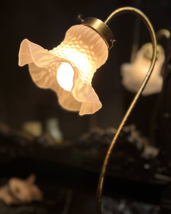 Art Nouveau Lily Pad Table Lamp, c. 1930–1940