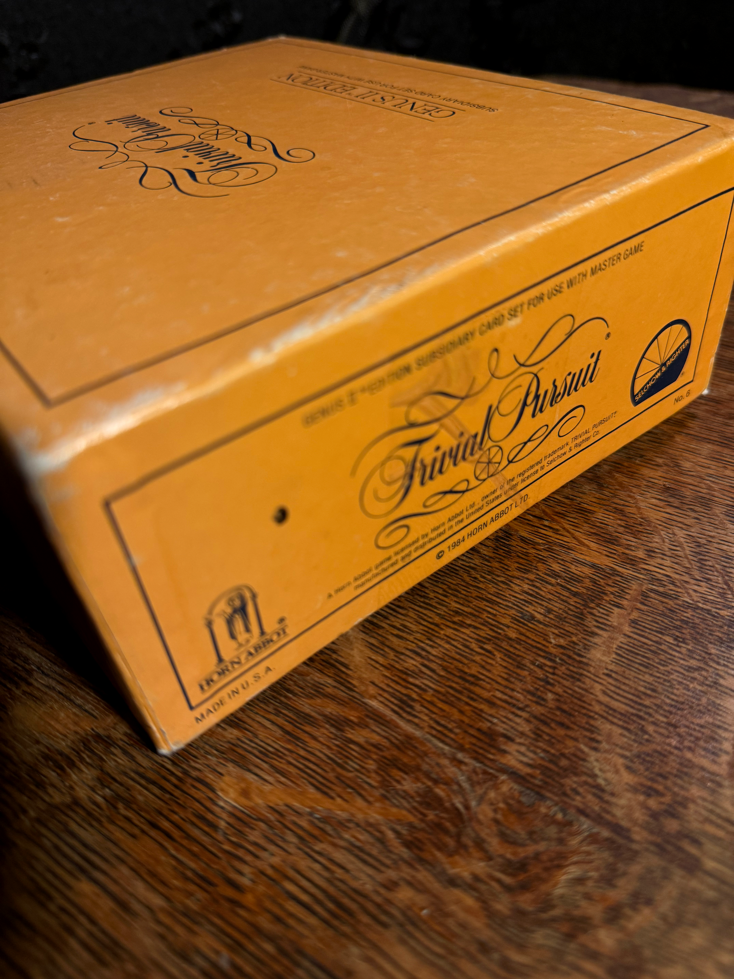 Trivial Pursuit: Genus II Edition, Subsidiary Card Set Expansion, Horn Abbot Ltd., 1984