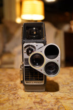 Bell & Howell "Perpetua" Electric Eye 8mm Movie Camera, Three-Lens Turret, c. 1958